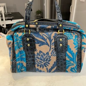 Perfect condition embroidered satchel bag.